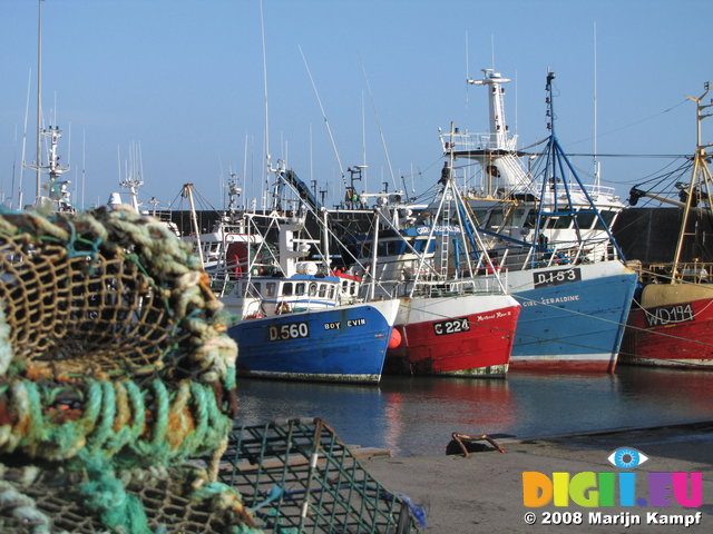 SX01371 Fishing boats in Dunmore East harbour